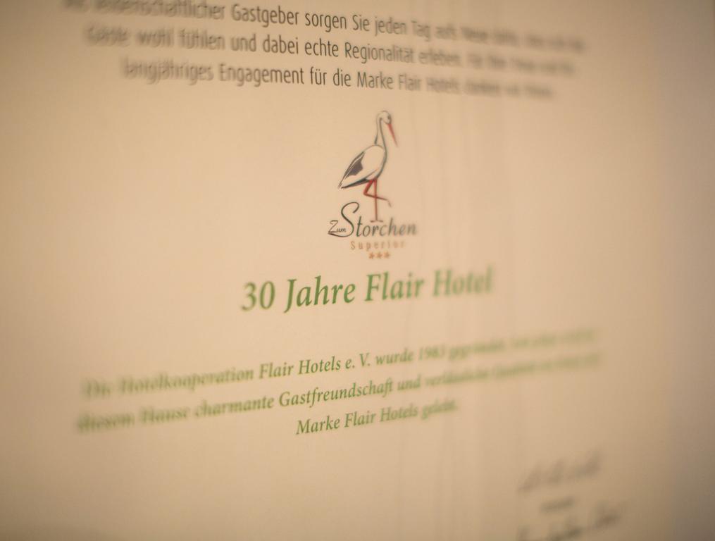 Flair Hotel Zum Storchen Bad Windsheim Buitenkant foto